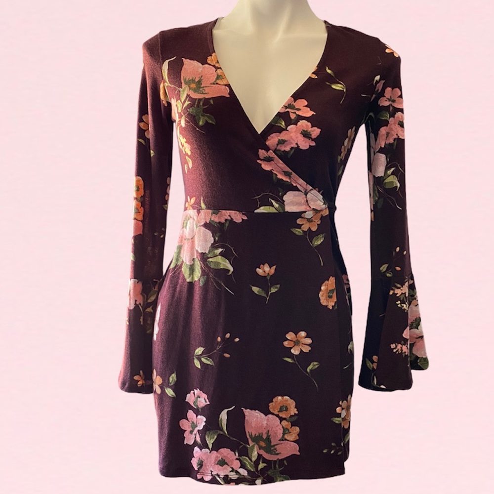 Floral Wrap Dress